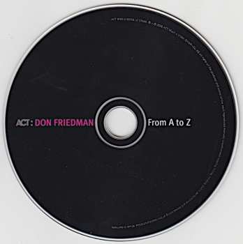 CD Don Friedman: Piano Works VI: From A To Z 465167