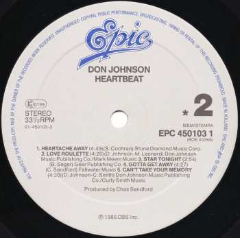 LP Don Johnson: Heartbeat