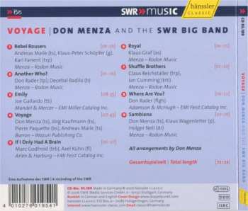 CD Don Menza: Voyage 316179
