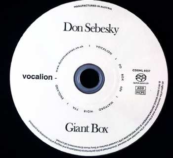 SACD Don Sebesky: Giant Box 328416