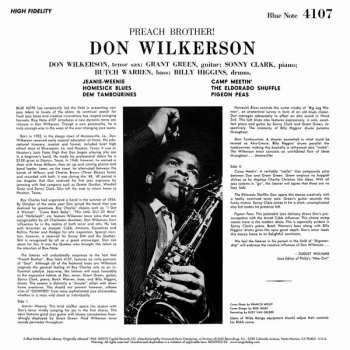 CD Don Wilkerson: Preach Brother! LTD 311344