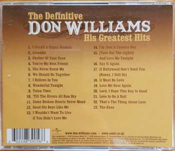 CD Don Williams: The Definitive Don Williams - His Greatest Hits 119463