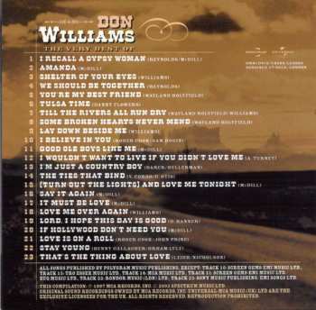 CD Don Williams: The Very Best Of Don Williams 322127