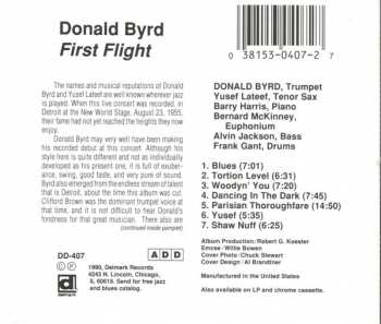 CD Donald Byrd: First Flight 338039