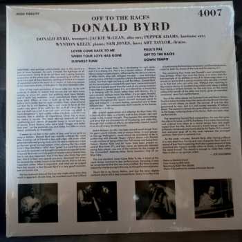 LP Donald Byrd: Off To The Races LTD 447422