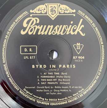 LP Donald Byrd Quintet: Parisian Thoroughfare (Byrd In Paris, Volume 2) LTD 410218
