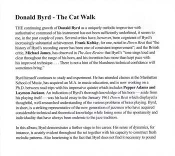 CD Donald Byrd: The Cat Walk