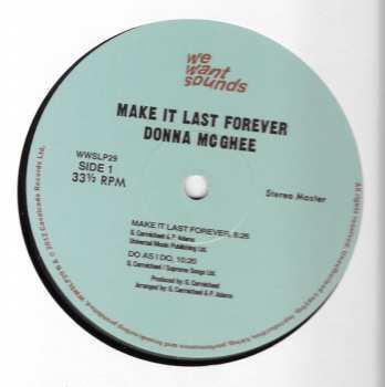 LP Donna McGhee: Make It Last Forever 78868