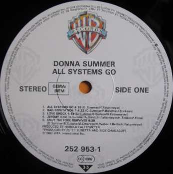 LP Donna Summer: All Systems Go 543271