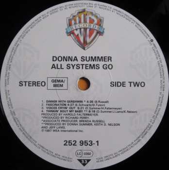 LP Donna Summer: All Systems Go 543271