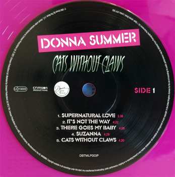 LP Donna Summer: Cats Without Claws CLR 133763