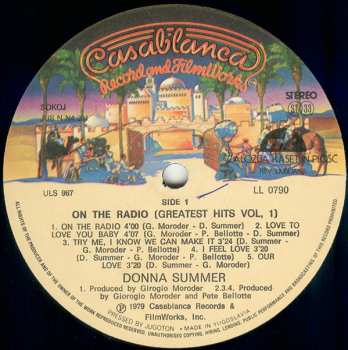 2LP Donna Summer: On The Radio - Greatest Hits - Volumes I & II 417694