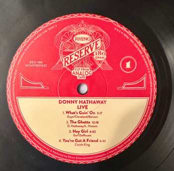 LP Donny Hathaway: Live