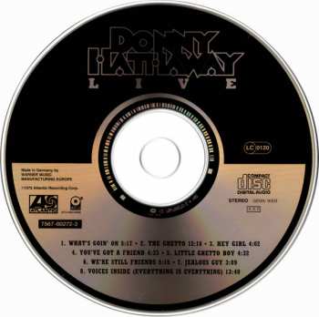 CD Donny Hathaway: Live 290702