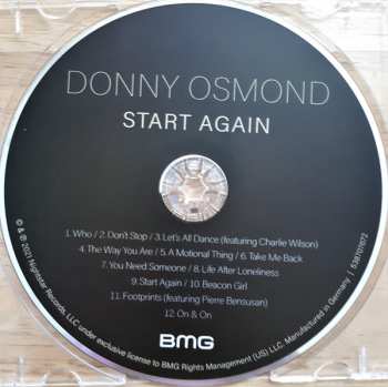CD Donny Osmond: Start Again 389106