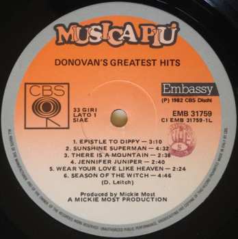 LP Donovan: Donovan's Greatest Hits 472820
