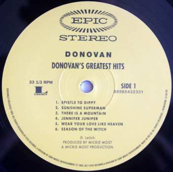 LP Donovan: Donovan's Greatest Hits 14916