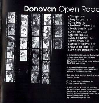 CD Donovan: Open Road 190819