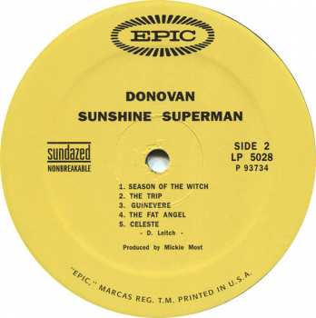 LP Donovan: Sunshine Superman 35116