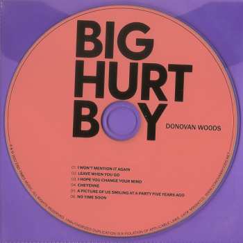 CD Donovan Woods: Big Hurt Boy DIGI