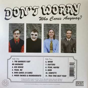 LP Don't Worry: Who Cares Anyway?  LTD 132242