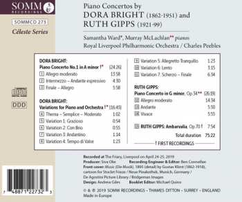 CD Dora Estella Bright: Piano Concertos By Dora Bright And Ruth Gipps 186178