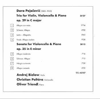 CD Dora Pejačević: Piano Trio - Cello Sonata 122618