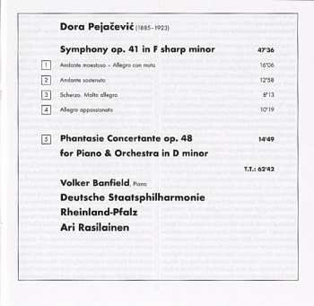 CD Dora Pejačević: Symphony, Phantasie Concertante 113807