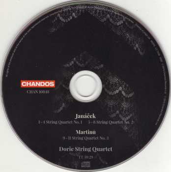 CD Doric String Quartet: Janáček String Quartet Nos 1 & 2; Martinu String Quartet No. 3 303188