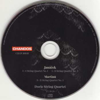 CD Doric String Quartet: Janáček String Quartet Nos 1 & 2; Martinu String Quartet No. 3