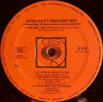 LP Doris Day: The Greatest Hits