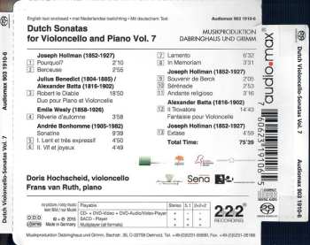 SACD Doris Hochscheid: Dutch Cello Sonatas Vol. 7 478061