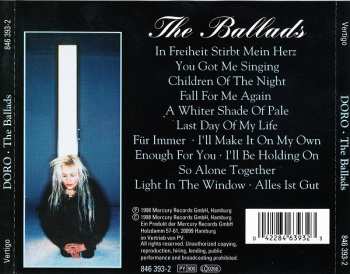 CD Doro: The Ballads 383838