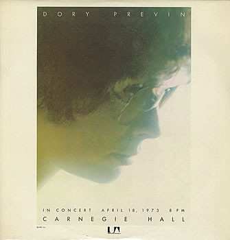 Dory Previn: Live At Carnegie Hall