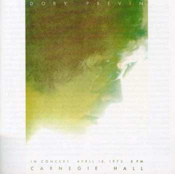 CD Dory Previn: Live At Carnegie Hall 448929