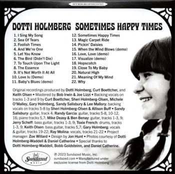 CD Dottie Holmberg: Sometimes Happy Times 453115