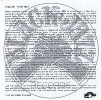 CD Doug Carn: Adam's Apple