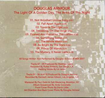 CD Douglas Armour: The Light Of A Golden Day, The Arms Of The Night 521163