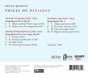 CD Dover Quartet: Voices Of Defiance 248908