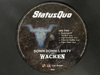 2LP/DVD Status Quo: Down Down & Dirty At Wacken LTD 10245