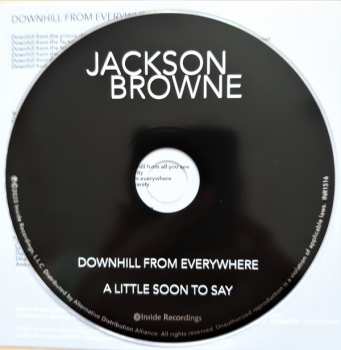 CD Jackson Browne: Downhill From Everywhere / A Little Soon To Say 10270