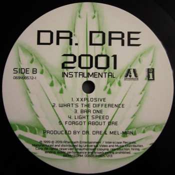 2LP Dr. Dre: 2001 (Instrumentals Only) 388269