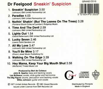 CD Dr. Feelgood: Sneakin' Suspicion 97324