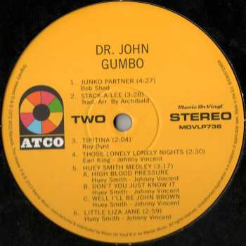 LP Dr. John: Dr. John's Gumbo 10277