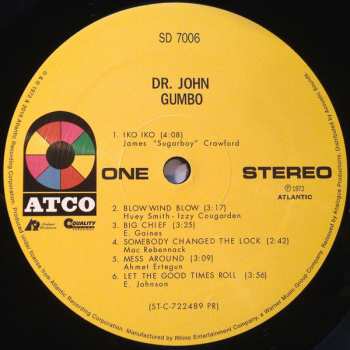 LP Dr. John: Dr. John's Gumbo LTD 397113