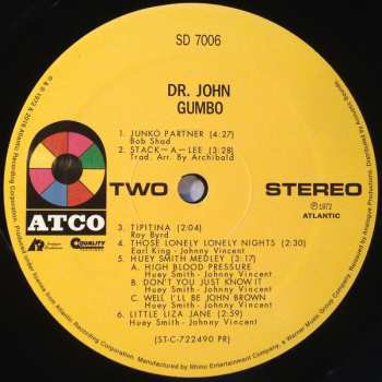LP Dr. John: Dr. John's Gumbo LTD 397113