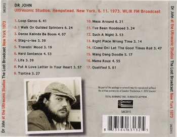 CD Dr. John: The Lost Broadcast: Dr John At The Ultrasonic Studios, New York 1973 446734