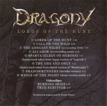 CD Dragony: Lords Of The Hunt 21866