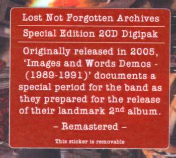 2CD Dream Theater: Images And Words Demos (1989-1991) 398193