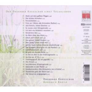 CD Dresdner Kreuzchor: Volkslieder (Folk Songs) 530551